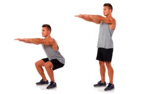 Squats pour la puissance