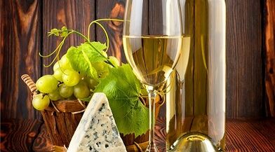 Le vin blanc comme moyen d'augmenter la puissance